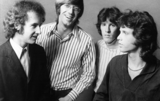 An image of the rock band The Doors taken in 1967.