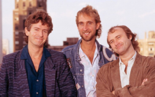 An image of the band Genesis in 1979.